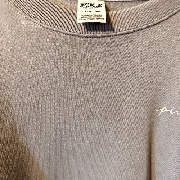 Pink Sweatshirt Grey and White - Picture 1 of 3